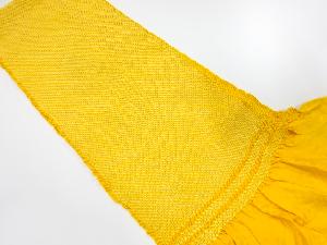 正絹　振袖用　絞り　帯揚げ